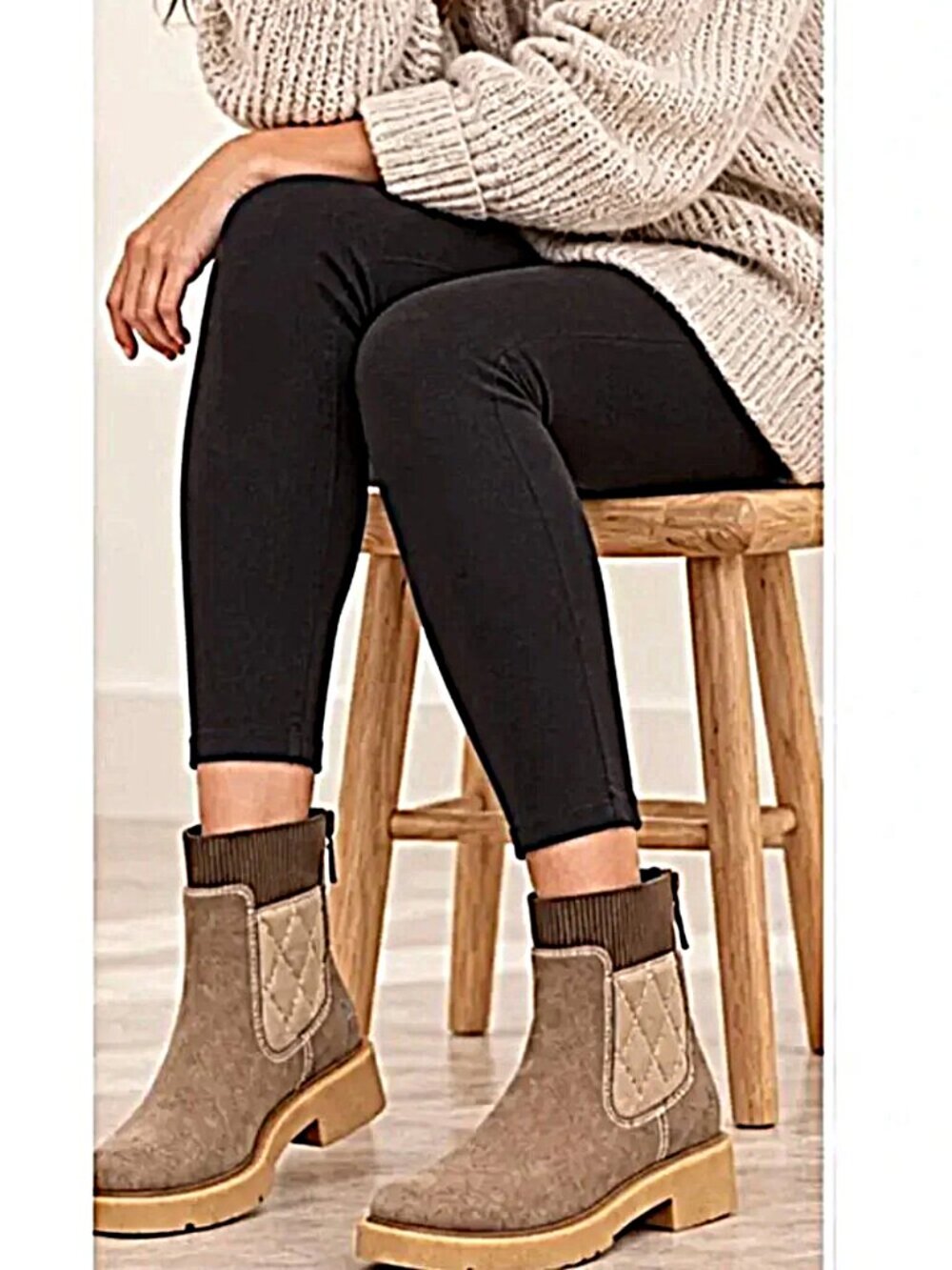 ROAN BY BED STU Thoughtful Quilted Chelsea Boots - Leather (For Women)